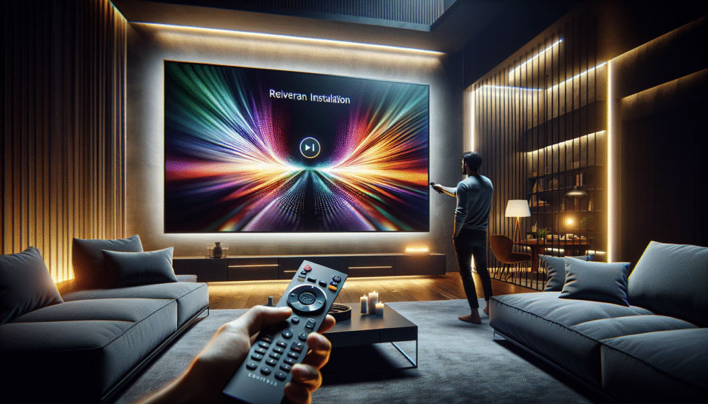 how to install a onn. on a tv mate. illustration