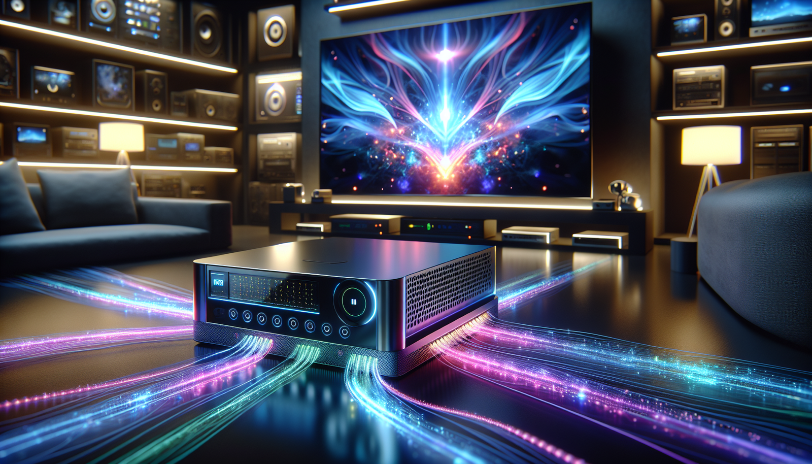 iptv encoder box illustration