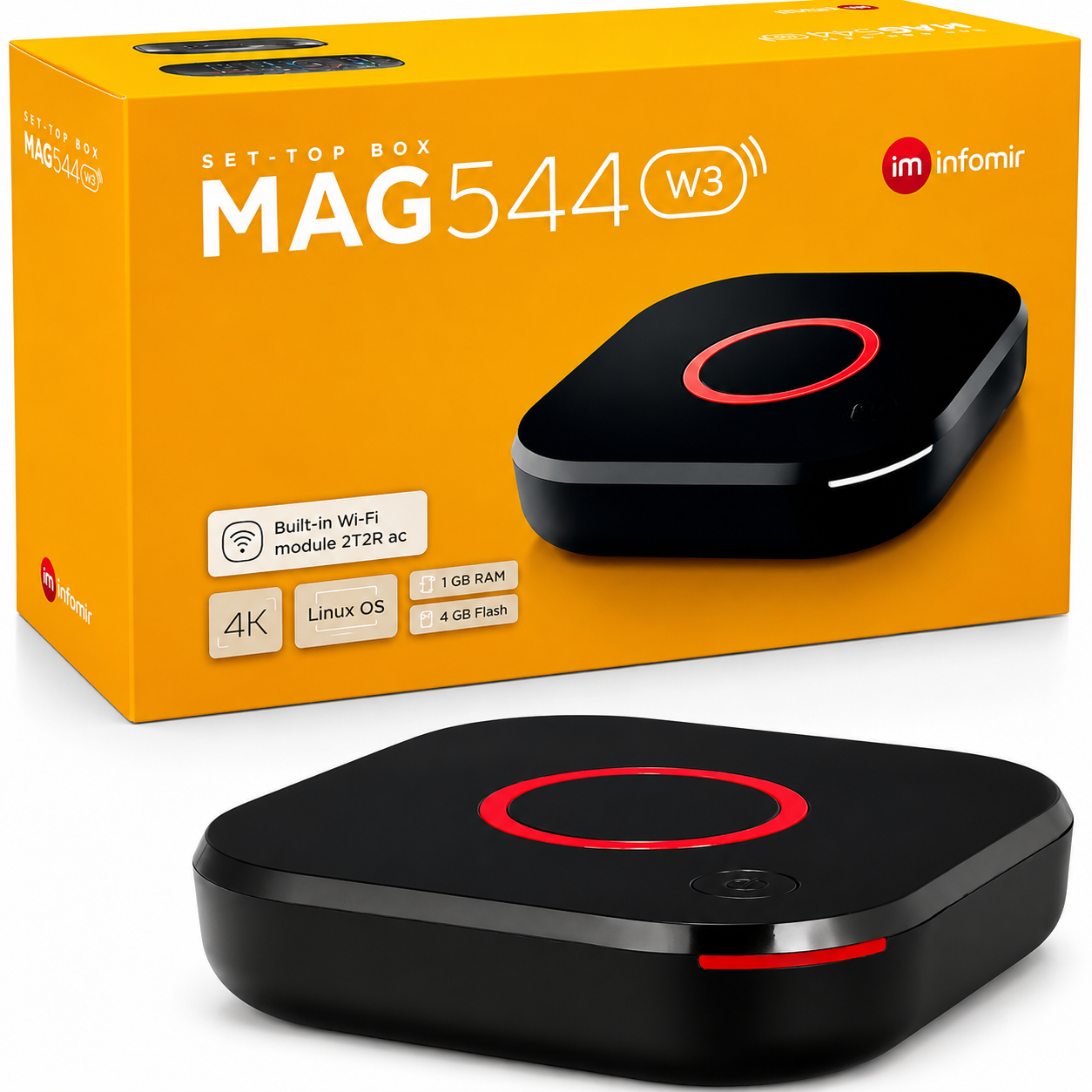 MAG 544 set-top box supported by Good IPTV